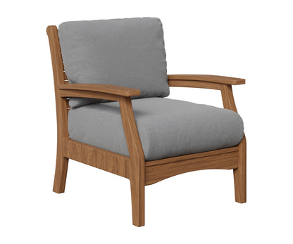 Berlin Gardens Classic Terrace Club Chair in Antique Mahogany