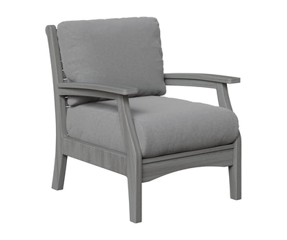 Berlin Gardens Classic Terrace Club Chair in Driftwood Gray