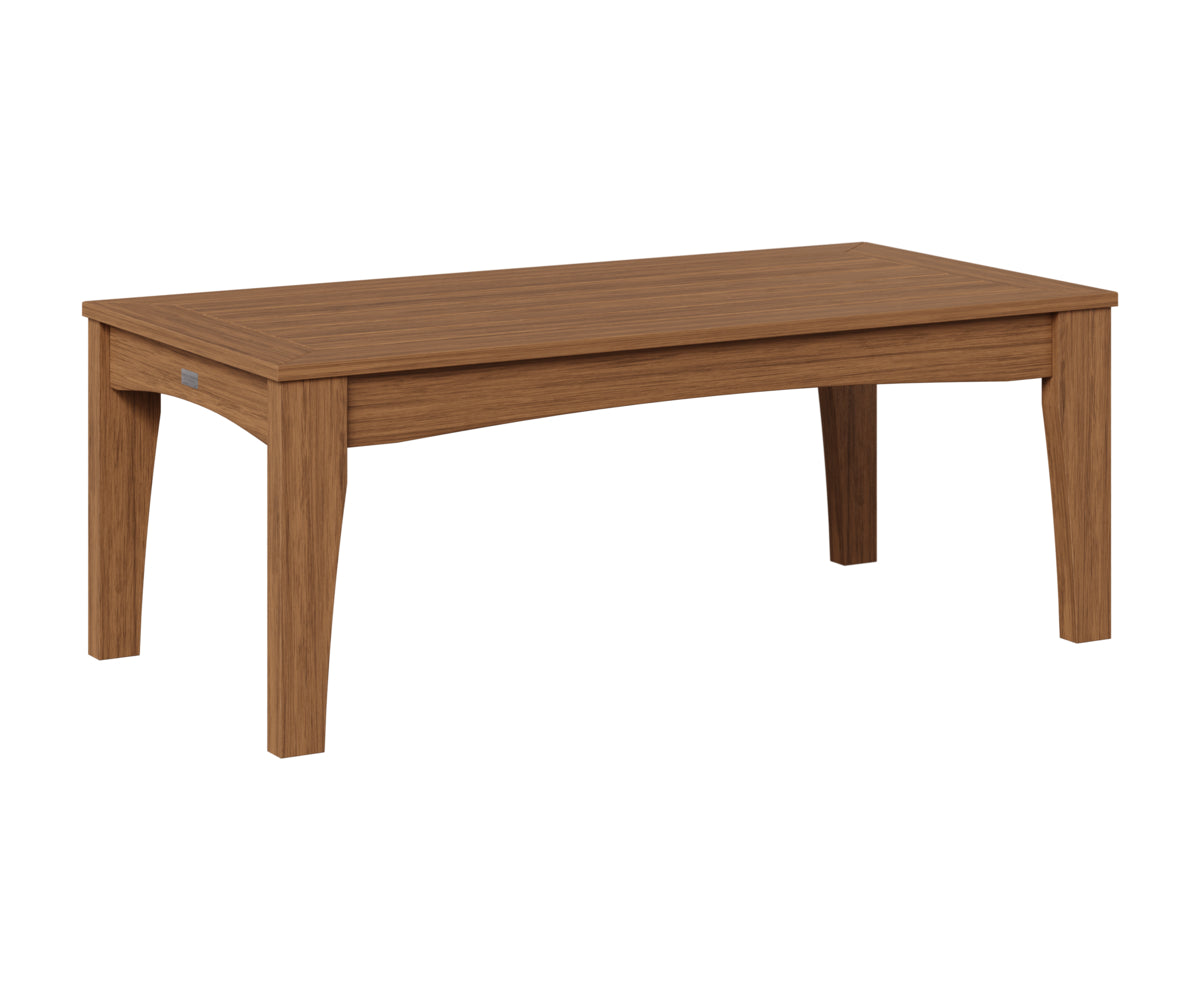 Berlin Gardens Classic Terrace Rectangle Coffee Table in Antique Mahogany