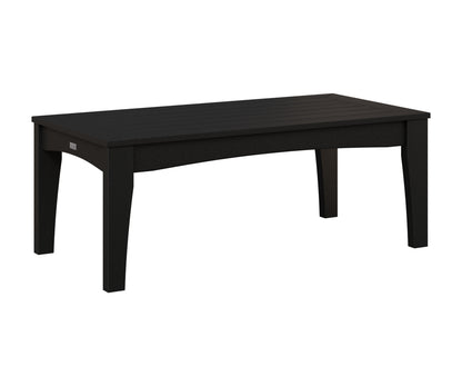 Berlin Gardens Classic Terrace Rectangle Coffee Table in Black