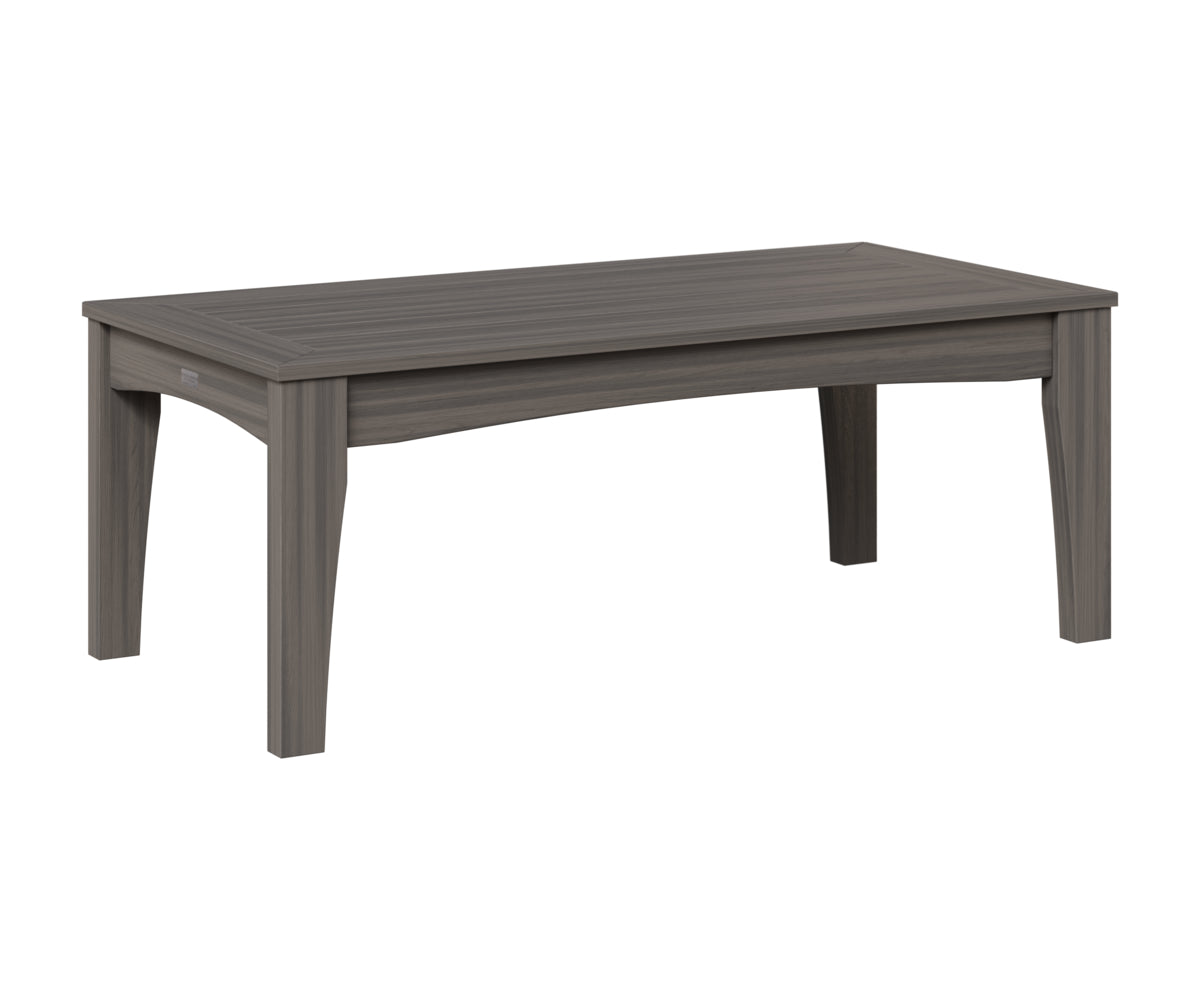 Berlin Gardens Classic Terrace Rectangle Coffee Table in Coastal Gray