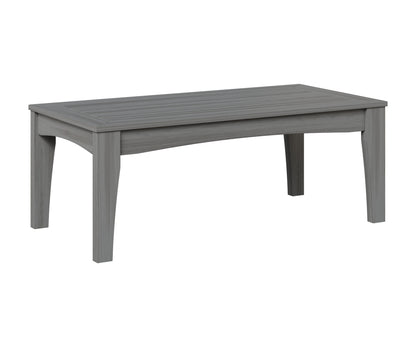 Berlin Gardens Classic Terrace Rectangle Coffee Table in Driftwood Gray