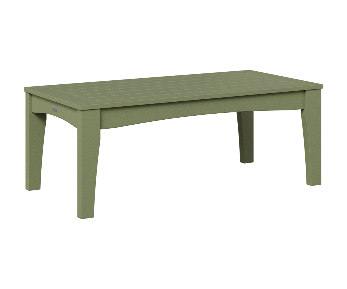 Berlin Gardens Classic Terrace Rectangle Coffee Table in Sage