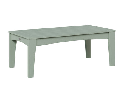 Berlin Gardens Classic Terrace Rectangle Coffee Table in Sea Foam