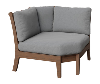Berlin Gardens Classic Terrace Corner Section in Brazilian Walnut