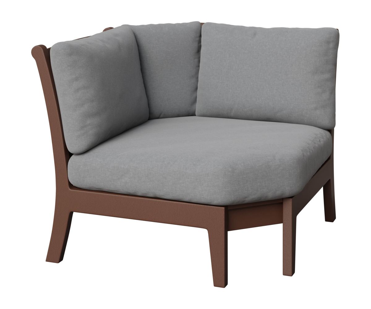 Berlin Gardens Classic Terrace Corner Section in Chocolate Brown