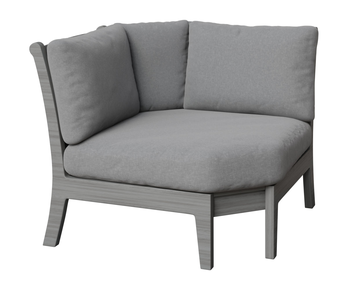 Berlin Gardens Classic Terrace Corner Section in Driftwood Gray
