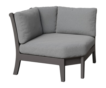 Berlin Gardens Classic Terrace Corner Section in Smoke Gray