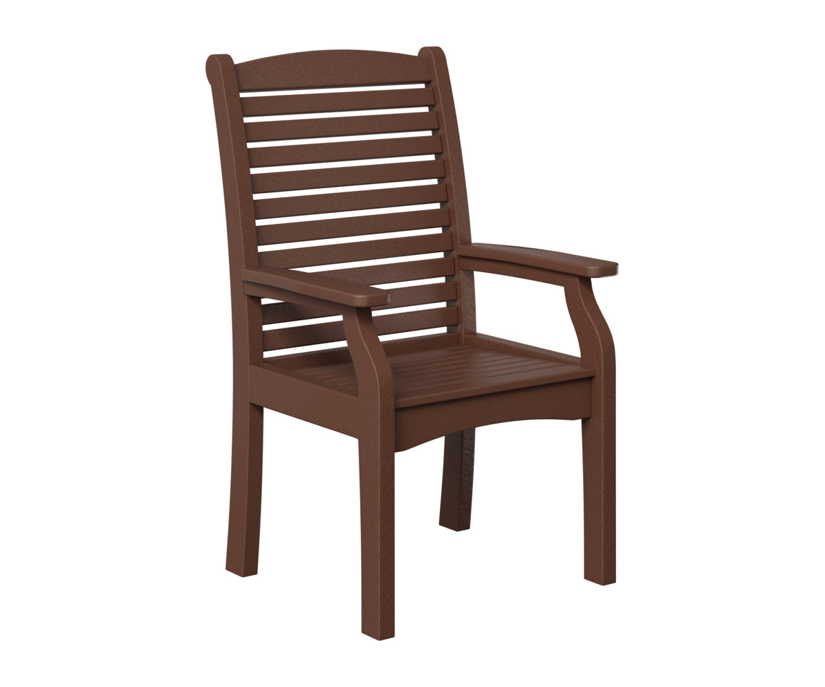 Berlin Gardens Classic Terrace Dining Chair in Chocolate Brown