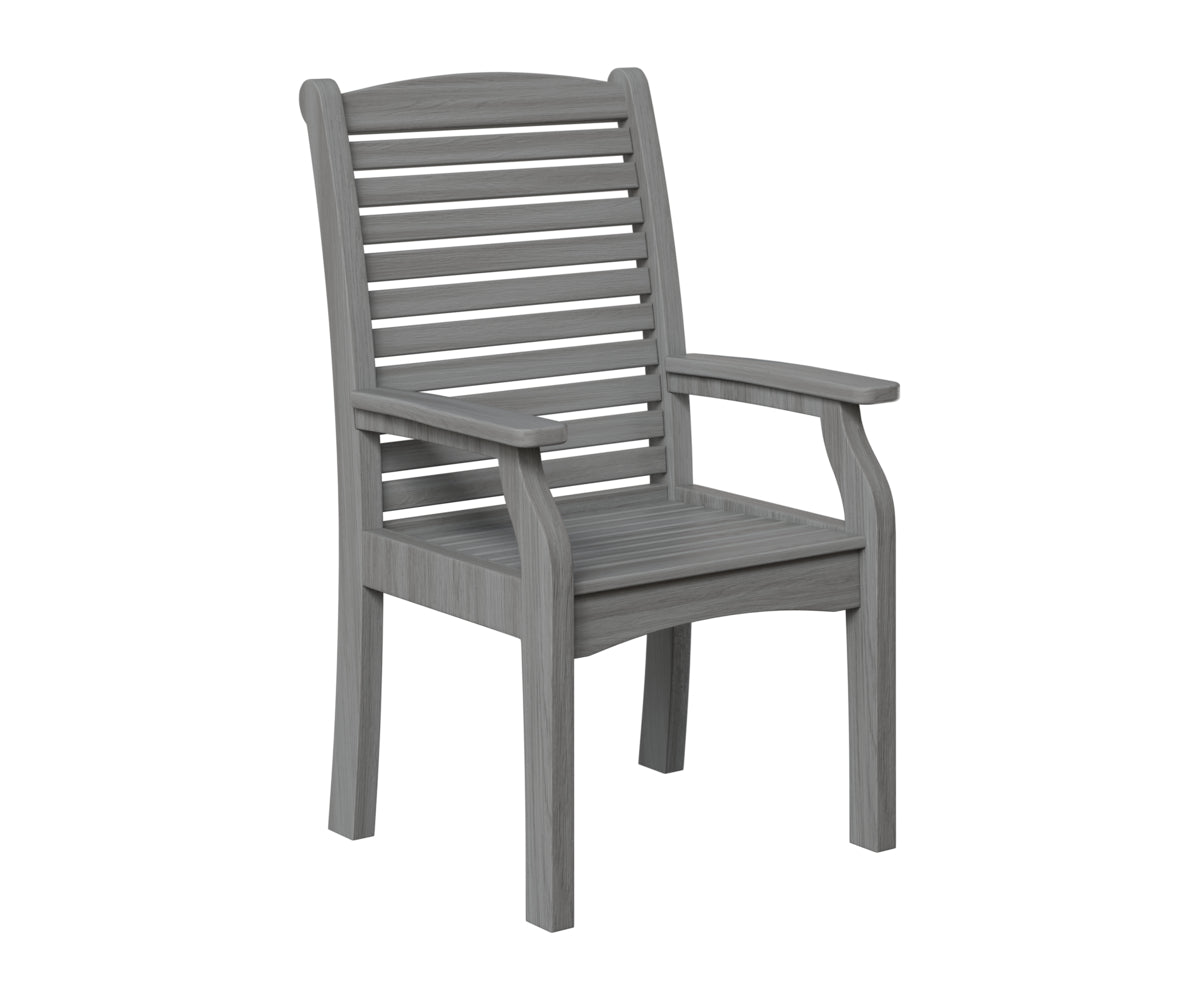 Berlin Gardens Classic Terrace Dining Chair in Driftwood Gray