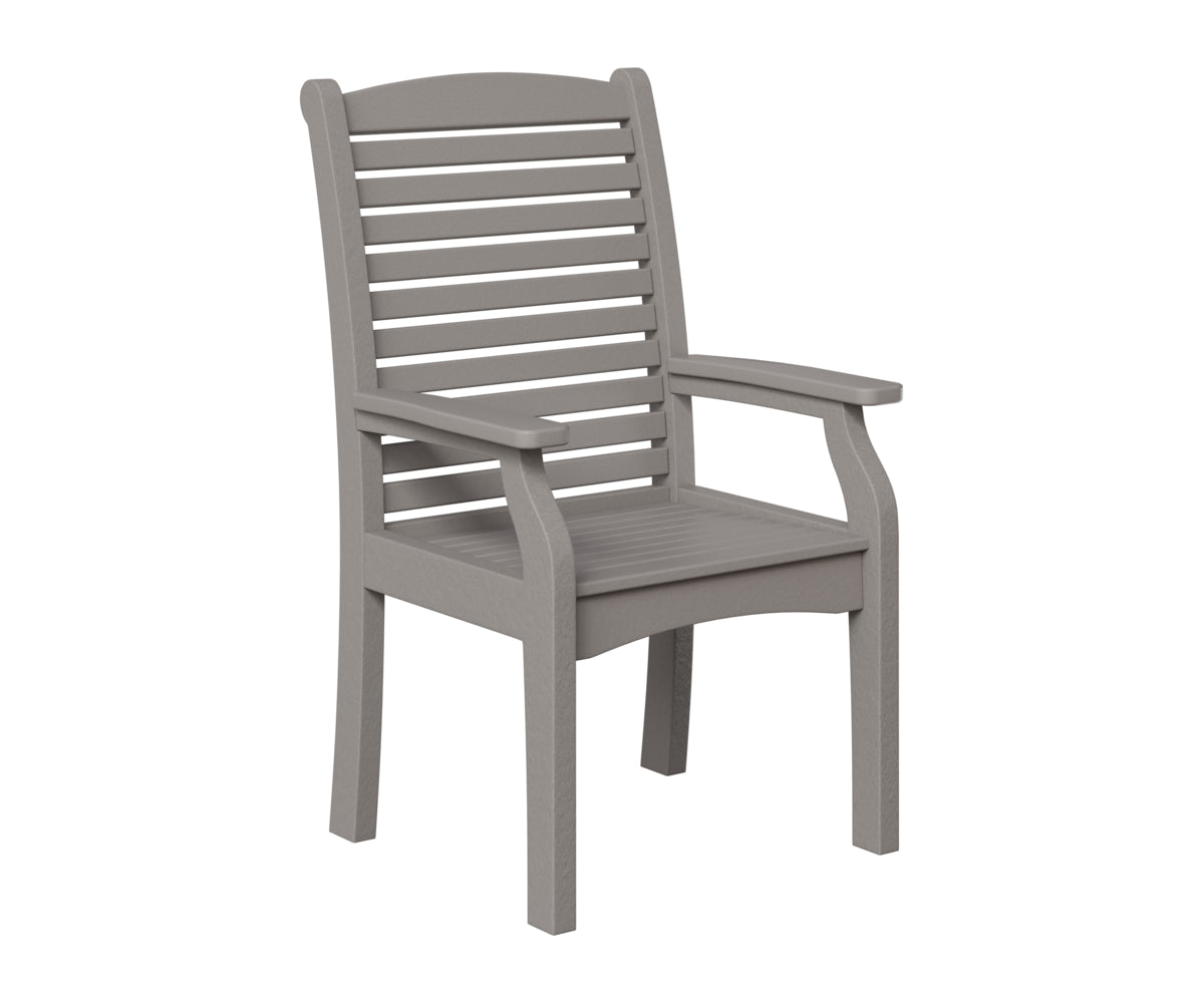 Berlin Gardens Classic Terrace Dining Chair in Light Gray