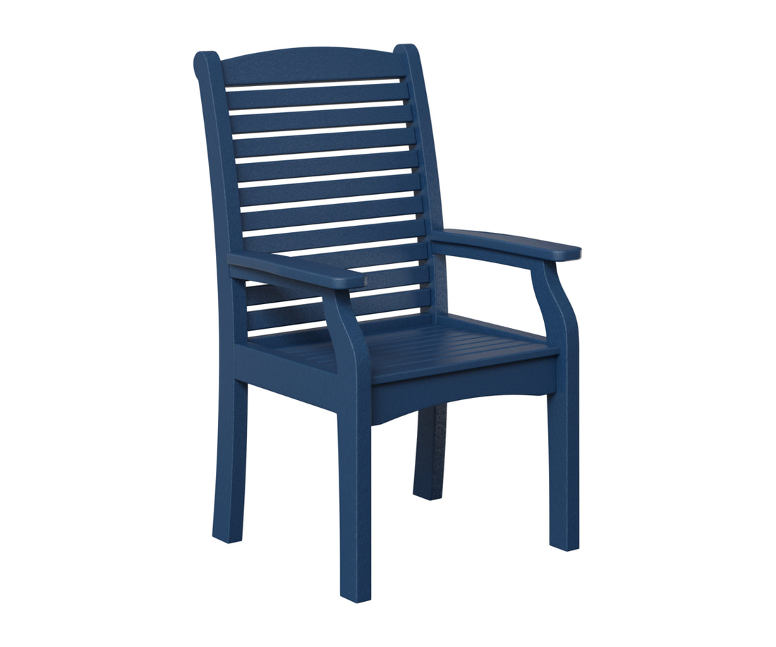 Berlin Gardens Classic Terrace Dining Chair in Navy Blue