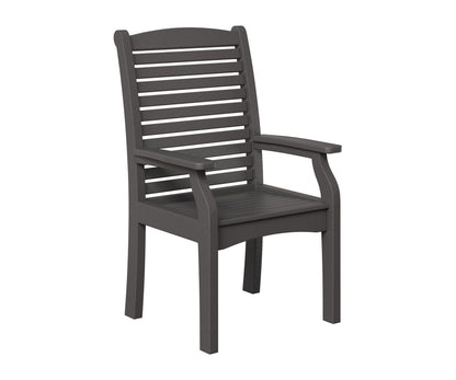 Berlin Gardens Classic Terrace Dining Chair in Smoke Gray