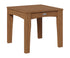 Berlin Gardens Classic Terrace End Table in Antique Mahogany