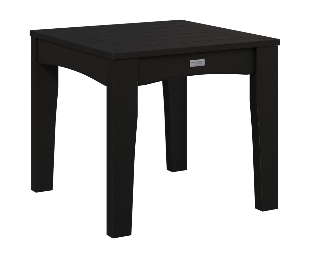 Berlin Gardens Classic Terrace End Table in Black