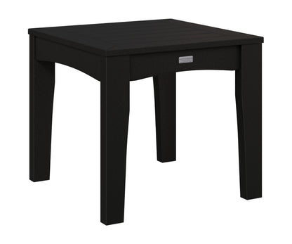Berlin Gardens Classic Terrace End Table in Black