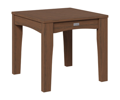 Berlin Gardens Classic Terrace End Table in Brazilian Walnut