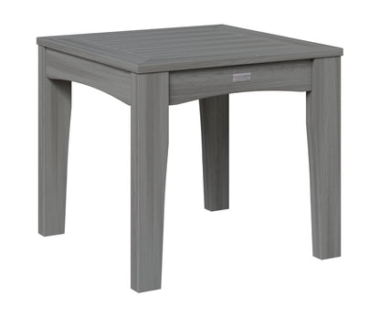 Berlin Gardens Classic Terrace End Table in Driftwood Gray