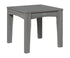 Berlin Gardens Classic Terrace End Table in Driftwood Gray