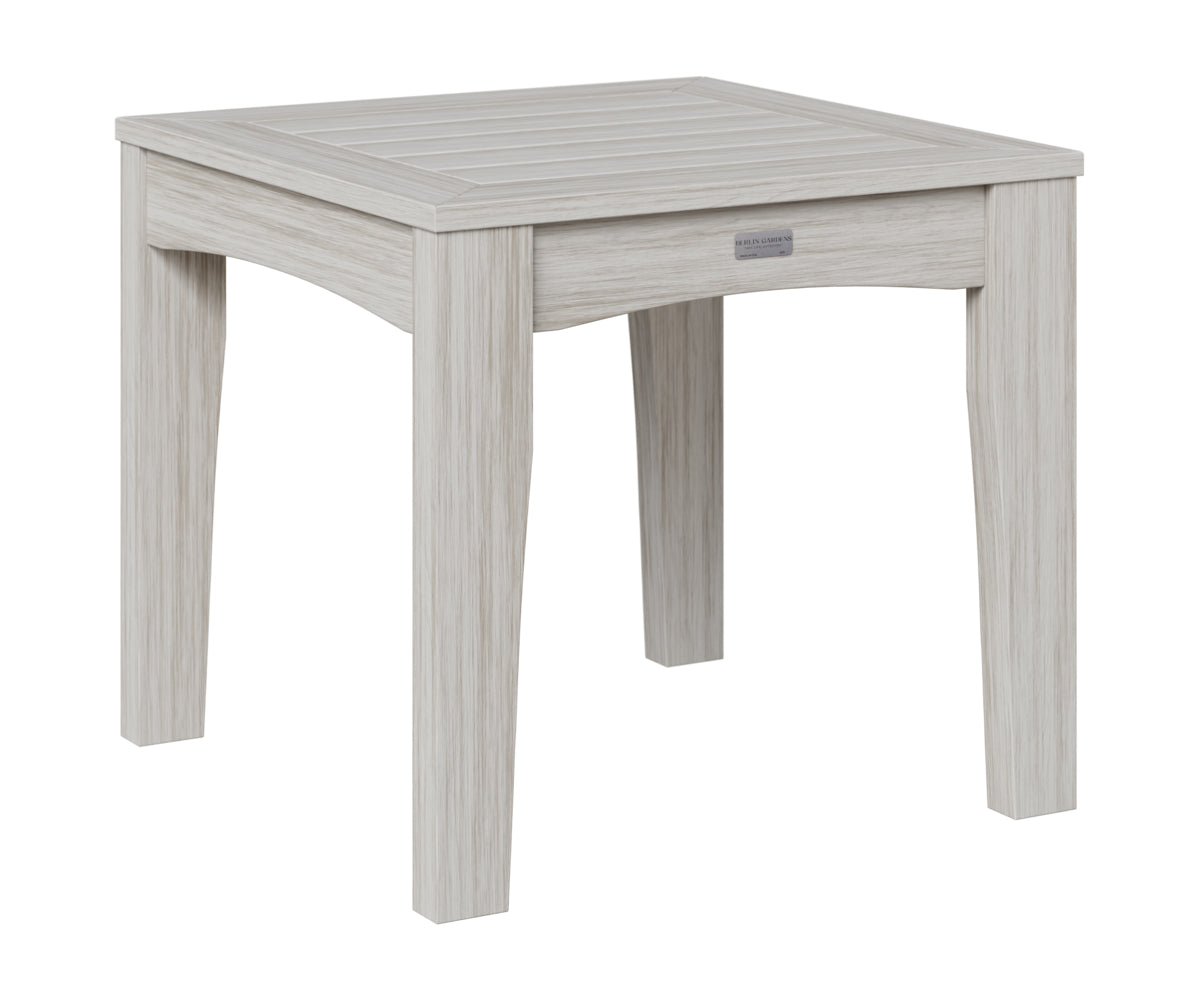 Berlin Gardens Classic Terrace End Table in Seashell
