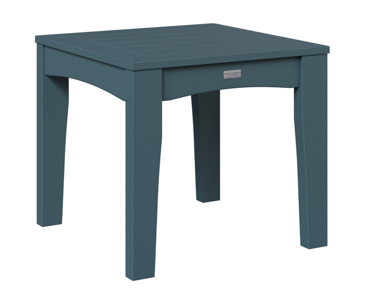 Berlin Gardens Classic Terrace End Table in Slate