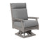 Berlin Gardens Classic Terrace High Back Swivel Rocker in Light Gray