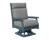 Berlin Gardens Classic Terrace High Back Swivel Rocker in Slate