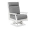 Berlin Gardens Classic Terrace High Back Swivel Rocker in White
