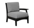 Berlin Gardens Classic Terrace Left Arm Club Chair in Black