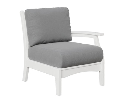 Berlin Gardens Classic Terrace Left Arm Club Chair in White