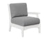 Berlin Gardens Classic Terrace Left Arm Club Chair in White