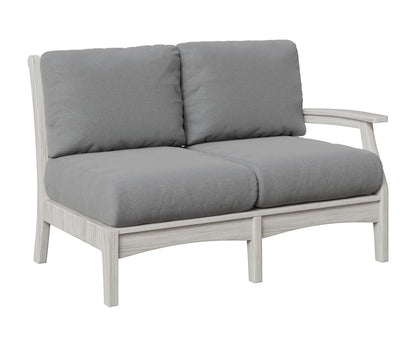 Berlin Gardens Classic Terrace Left Arm Loveseat in Seashell