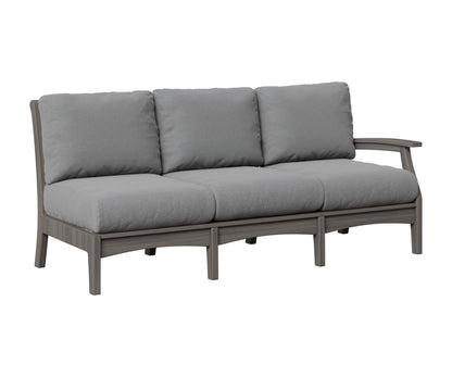 Berlin Gardens Classic Terrace Left Arm Sofa in Coastal Gray