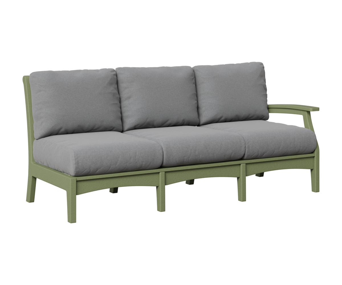 Berlin Gardens Classic Terrace Left Arm Sofa in Sage