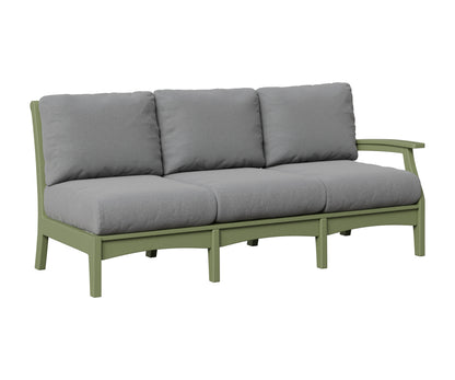 Berlin Gardens Classic Terrace Left Arm Sofa in Sage