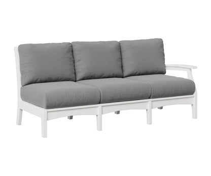 Berlin Gardens Classic Terrace Left Arm Sofa in White