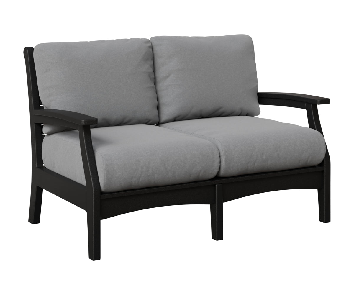 Berlin Gardens Classic Terrace Loveseat in Black