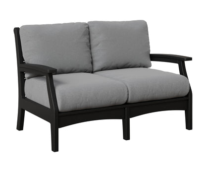 Berlin Gardens Classic Terrace Loveseat in Black