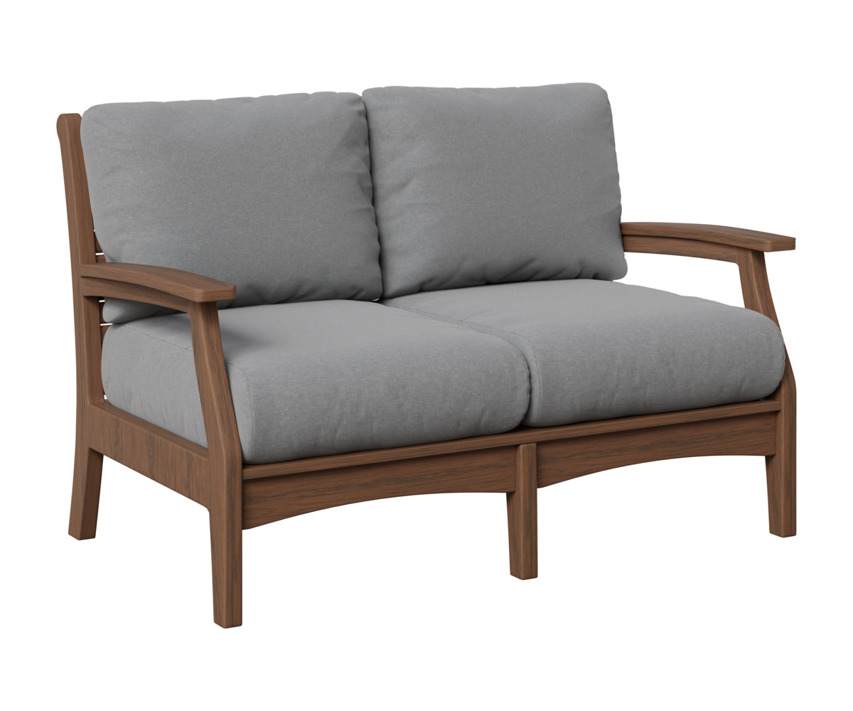 Berlin Gardens Classic Terrace Loveseat in Brazilian Walnut