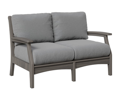 Berlin Gardens Classic Terrace Loveseat in Coastal Gray