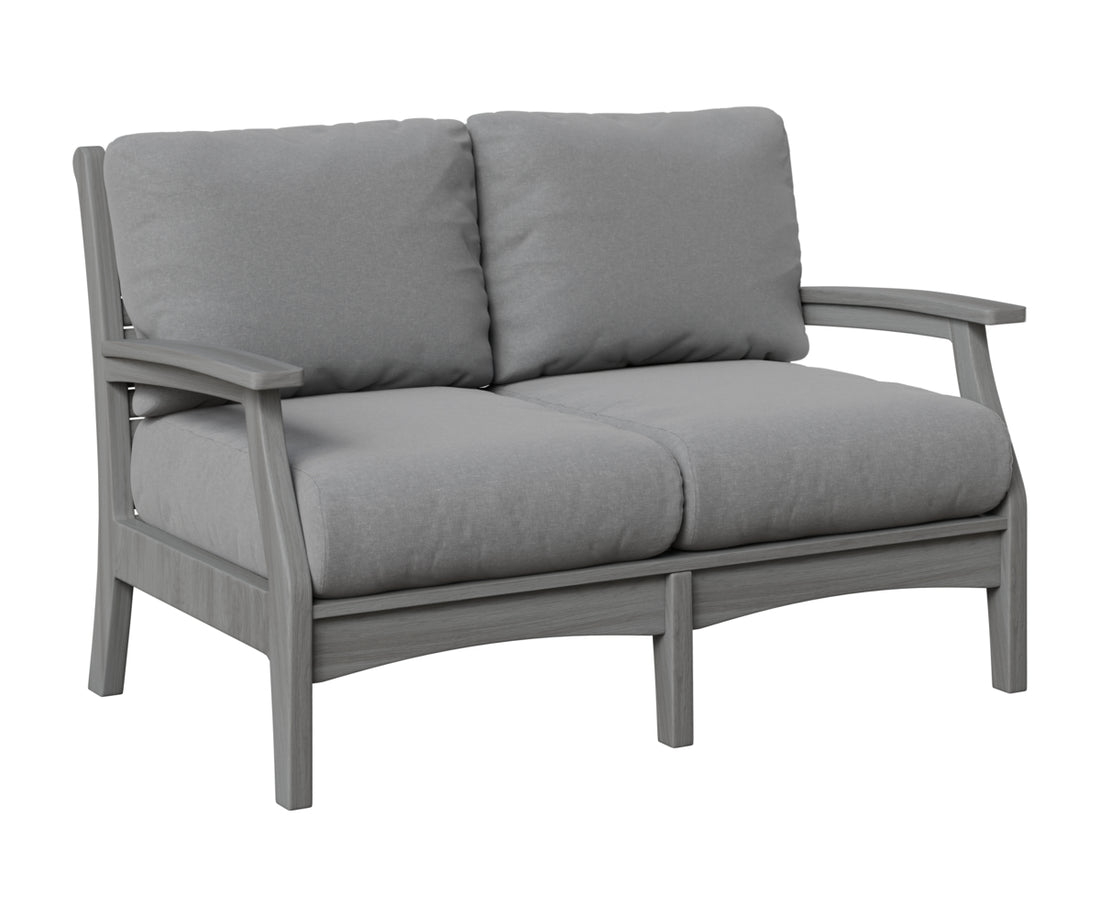Berlin Gardens Classic Terrace Loveseat in Driftwood Gray