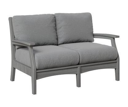 Berlin Gardens Classic Terrace Loveseat in Driftwood Gray