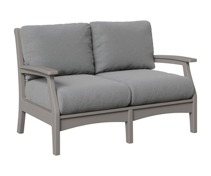 Berlin Gardens Classic Terrace Loveseat in Light Gray