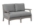Berlin Gardens Classic Terrace Loveseat in Light Gray