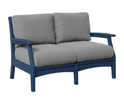 Berlin Gardens Classic Terrace Loveseat in Navy Blue