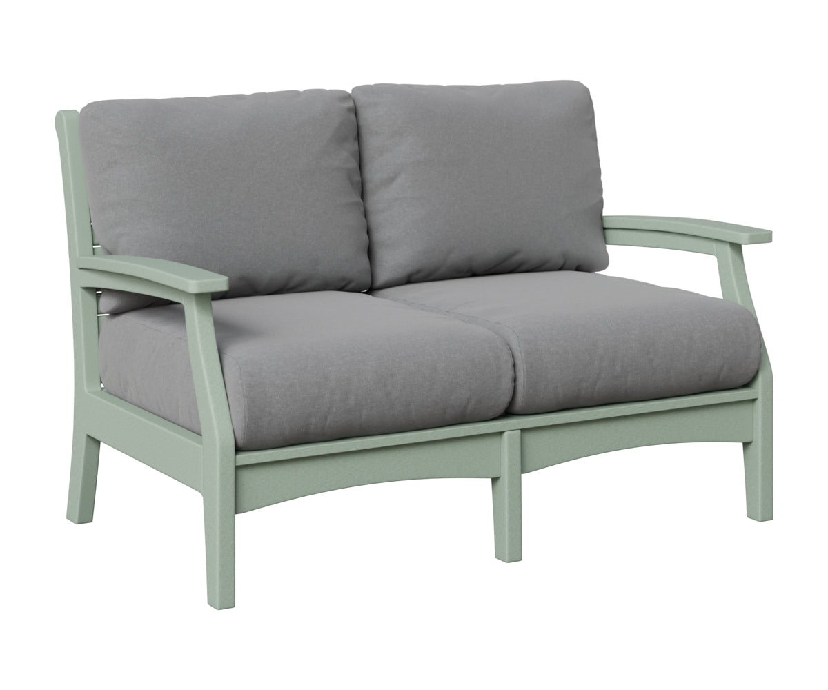 Berlin Gardens Classic Terrace Loveseat in Sea Foam