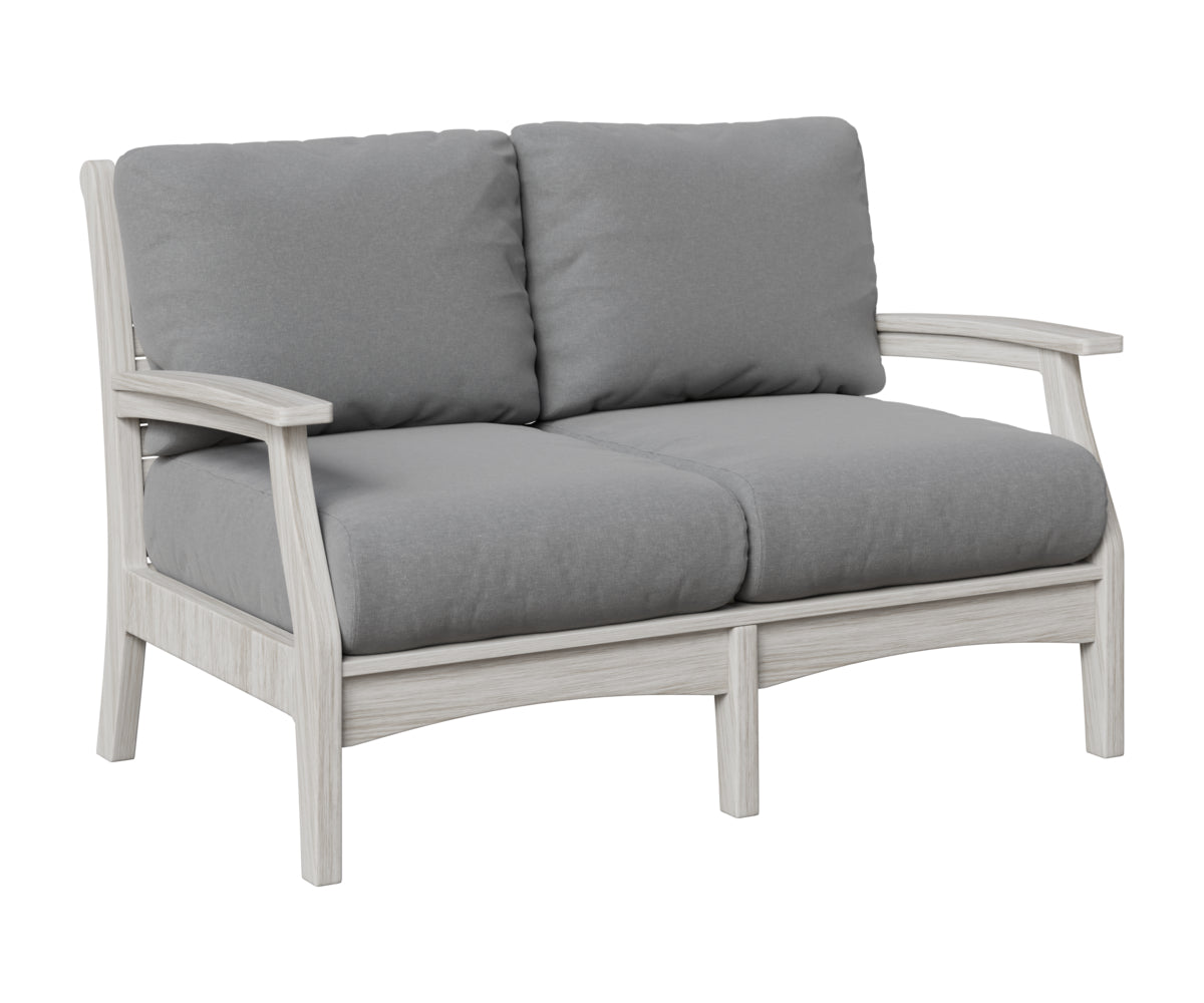 Berlin Gardens Classic Terrace Loveseat in Seashell
