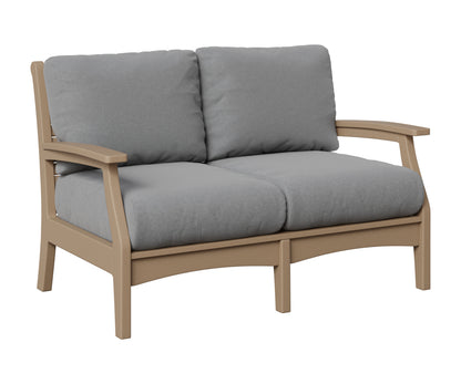 Berlin Gardens Classic Terrace Loveseat in Weatherwood