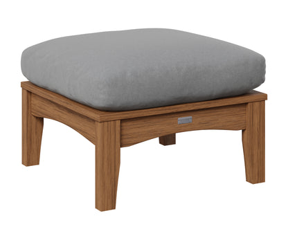 Berlin Gardens Classic Terrace Ottoman in Antique Mahogany
