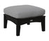 Berlin Gardens Classic Terrace Ottoman in Black